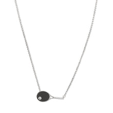 Load image into Gallery viewer, Sleek Tennis Racket Necklace