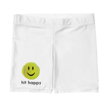 Load image into Gallery viewer, Hit Happy Tennis White Shorts