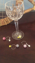 Load and play video in Gallery viewer, Hit Happy Tennis Wine Glass Charms
