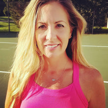 Load image into Gallery viewer, A woman wearing the Perfect Tennis Necklace
