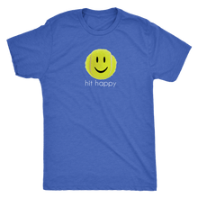 Load image into Gallery viewer, Vintage Royal Blue Hit Happy Tennis- Men&#39;s Next Level Triblend T-Shirt
