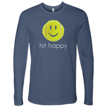 Load image into Gallery viewer, Indigo Hit Happy Tennis - Men's Long Sleeve T-Shirt