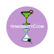 Load image into Gallery viewer, Funny Tennis Butt Decals - "Martini or Margarita"
