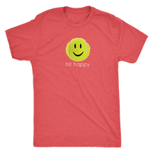Load image into Gallery viewer, Vintage Red Hit Happy Tennis- Men&#39;s Next Level Triblend T-Shirt
