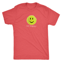 Load image into Gallery viewer, Vintage Red Hit Happy Tennis- Men's Next Level Triblend T-Shirt