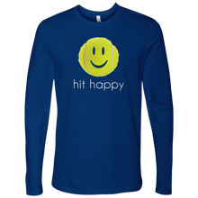 Load image into Gallery viewer, Royal Blue Hit Happy Tennis - Men's Long Sleeve T-Shirt