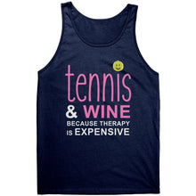 Load image into Gallery viewer, Tennis and Wine Women's Tank Top