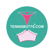 Load image into Gallery viewer, Funny Tennis Butt Decals - "Granny Panties or Thongs"