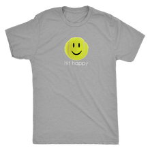 Load image into Gallery viewer, Premium Heather Grey Hit Happy Tennis- Men's Next Level Triblend T-Shirt