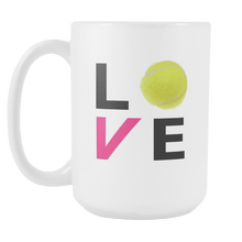 Load image into Gallery viewer, I Love Tennis Coffee Mug