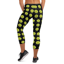 Load image into Gallery viewer, Back side view of the Hit Happy Tennis Capri Leggings
