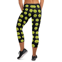 Load image into Gallery viewer, Back side view of the Hit Happy Tennis Capri Leggings