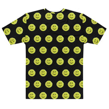 Load image into Gallery viewer, Back view of the Hit Happy All Over Print - Men's Black T-shirt