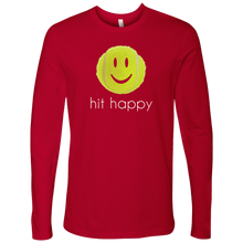 Load image into Gallery viewer, Red Hit Happy Tennis - Men's Long Sleeve T-Shirt