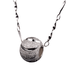 Load image into Gallery viewer, Silver Tennis Ball Necklace
