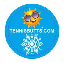 Load image into Gallery viewer, Funny Tennis Butt Decals - "Sunshine or Snowflake"