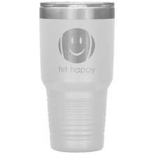Load image into Gallery viewer, Hit Happy Tennis 30 oz Tumbler in White
