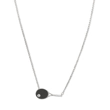 Load image into Gallery viewer, Sleek Tennis Racket Necklace
