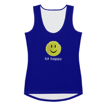 Load image into Gallery viewer, Hit Happy Moisture Wicking Tank Top - Navy Blue
