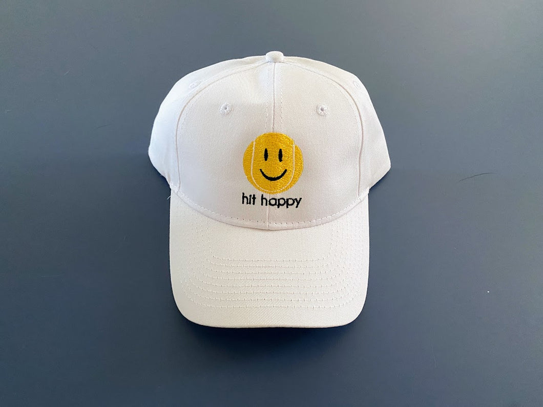 Hit Happy Tennis Baseball Style Hat