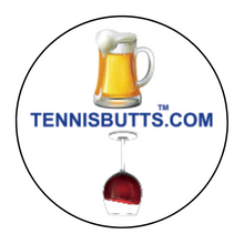 Load image into Gallery viewer, &quot;Beer or Wine&quot; Tennis Butt Decals
