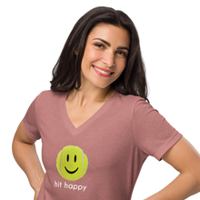 Load image into Gallery viewer, Hit Happy Women’s Relaxed V-Neck T-Shirt
