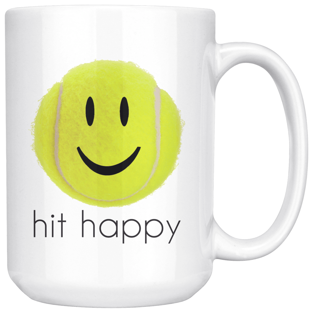 Hit Happy Tennis Coffee Mug