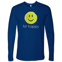 Load image into Gallery viewer, Royal Blue Hit Happy Tennis - Men&#39;s Long Sleeve T-Shirt
