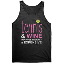 Load image into Gallery viewer, Tennis and Wine Women&#39;s Tank Top
