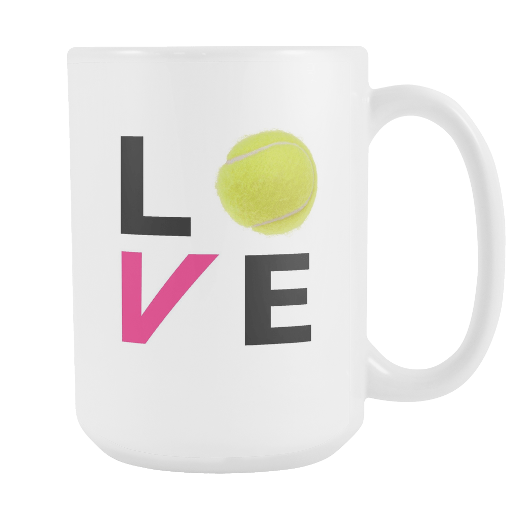 I Love Tennis Coffee Mug