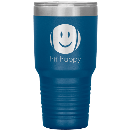 Hit Happy Tennis 30 oz Tumbler in Blue
