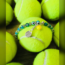 Load image into Gallery viewer, The Tennis Karma Bracelet with real tennis balls
