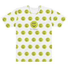 Load image into Gallery viewer, Front view of the Hit Happy Tennis All Over Print - Men&#39;s White T-shirt
