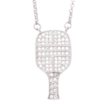 Load image into Gallery viewer, Pickleball Paddle Pendant Necklace
