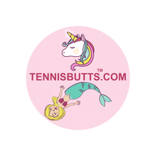 Load image into Gallery viewer, Funny Tennis Butt Decals - &quot;Unicorns or Mermaids&quot;

